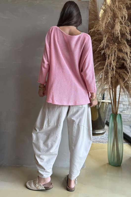 Conrad Slouch Cotton Knit Candy